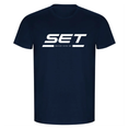 Load the image into the gallery view, Camiseta de pádel Set de Algodón Orgánico Azul 2025 para un look casual y deportivo en México
