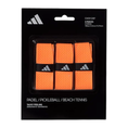 Load the image into the gallery view, Pack de 3 overgrips Adidas Tacky Feeling Naranja Perforado disponible en Pádel Storage México