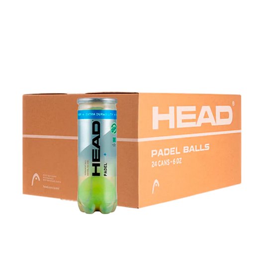 Caja De 24 Tubos De Pelotas Head Padel Pro+ 2025