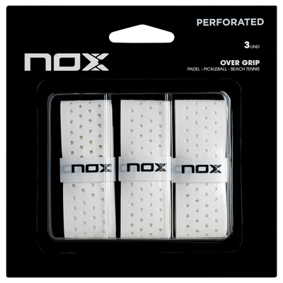 Overgrips nox Pro perforated white (pack x3)