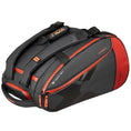 Load the image into the gallery view, Nox LUXURY OPEN Series Black/Red Padel Bag