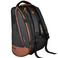 Load the image into the gallery view, NOX Luxury Open Series Black/ Brown 2024 (Racket Bag)