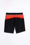 Load the image into the gallery view, Black/Orange Name Team Short Pants