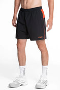 Load the image into the gallery view, Black/Orange Name Team Short Pants