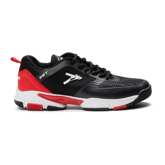 Tenis Set Negro/Rojo