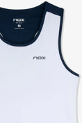 Cargar la imagen en la vista de la galería, Camiseta Tirantes Nox Team Blanco/Azul Mujer 2026