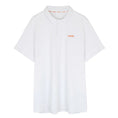 Load the image into the gallery view, Playera tipo polo de pádel Nox Team Regular Blanca para un look elegante en Padel Storage México
