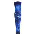 Load the image into the gallery view, Manga de compresion biomecanica para padel marca Floky No Strain Evolution color Azul Supernova, disponible en Padel Storage Mexico.