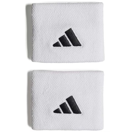 Muñequera Adidas Corta Blanco Logo negro