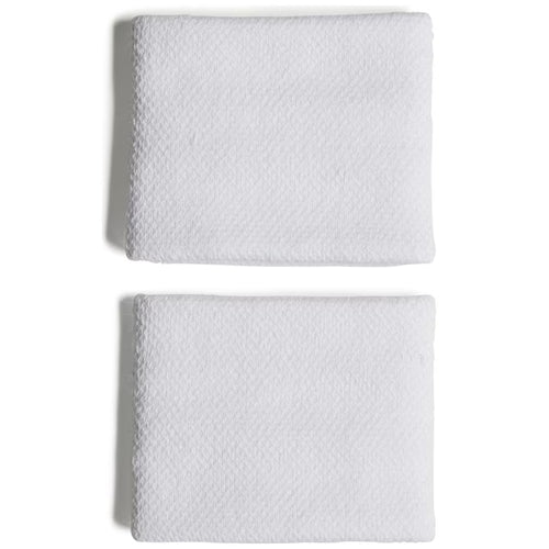 Muñequera Adidas Corta Blanco Logo negro