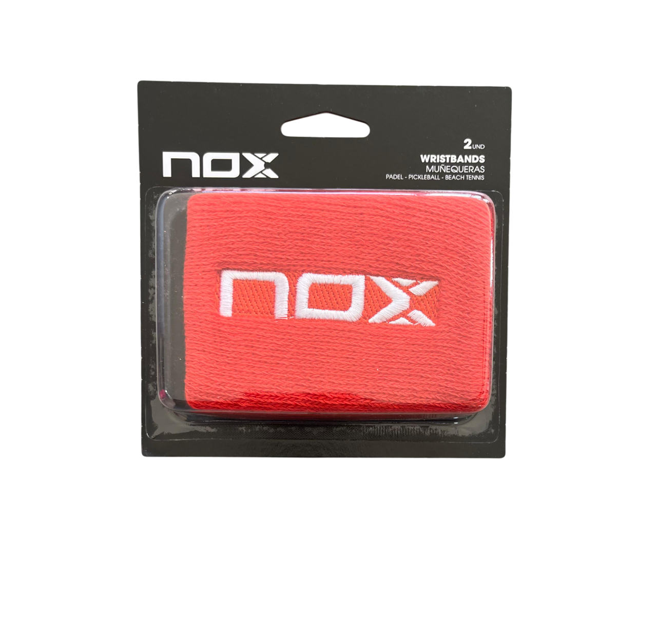 Muñequeras Nox Rojo/Blanco