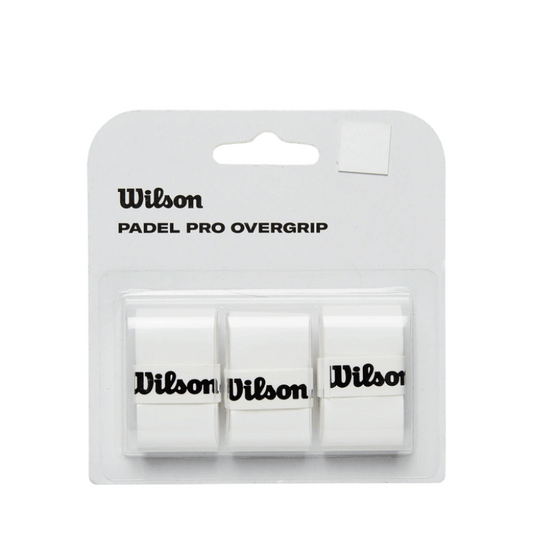 Overgrip Wilson Profile Padel Blanco Liso 3 Pack