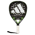 Load the image into the gallery view, Pala de pádel Adidas Cross IT Carbón 2026 en color negro con dinámicos detalles en verde lima. Molde de lagrima polivalente con caras de carbono de alta resistencia para un juego equilibrado de potencia y control.