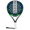 Cargar la imagen en la vista de la galería, Pala de pádel Adidas Drive 2026 en color azul y blanco con franjas verticales. Molde redondo de iniciación que ofrece máximo confort ligereza y un control total para los primeros partidos en la pista.