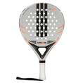 Cargar la imagen en la vista de la galería, Pala de pádel Adidas Drive Light 2026 en color blanco y gris con detalles naranjas. Molde redondo de control con peso reducido y ligero, ideal para jugadores principiantes que buscan maxima manejabilidad.