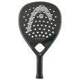 Cargar la imagen en la vista de la galería, Pala de pádel Head Speed Pro 2025 en color negro con detalles grises. Formato de lagrima polivalente ideal para un juego de control y potencia equilibrado con un tacto firme y protector integrado.
