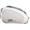 Load the image into the gallery view, Paletero de pádel Nox ML10 Team Blanco de Miguel Lamperti disponible en Padel Storage México