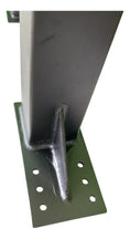 Cargar la imagen en la vista de la galería, Base inferior de poste para cancha de padel con placa de anclaje