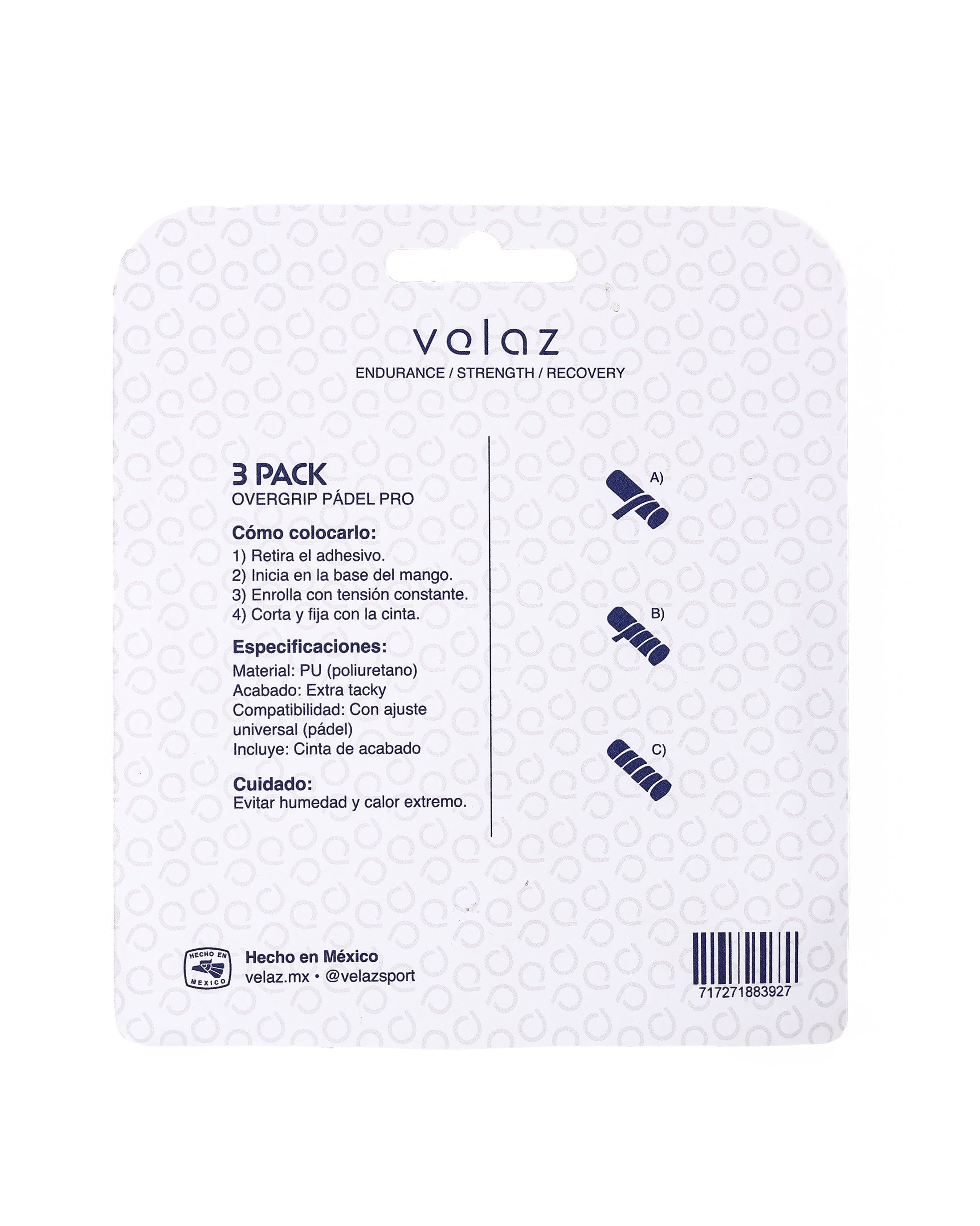 NOX PRO Overgrips White 3 Units
