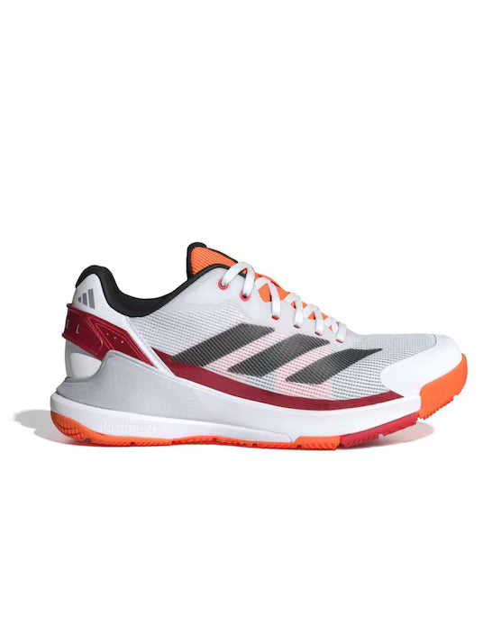 Tenis Adidas Padel Crazyquick LS Blanco/Naranja by Ale Galan 2026
