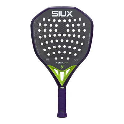 Pala de pádel Siux Fenix Pro Glow Purple 2026 para potencia avanzada en Padel Storage México
