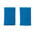 Cargar la imagen en la vista de la galería, Muñequeras Adidas Largas Azul Logo Gris
