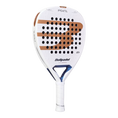 Load the image into the gallery view, Vista posterior de la pala Bullpadel Pearl 27 edición Bea González
