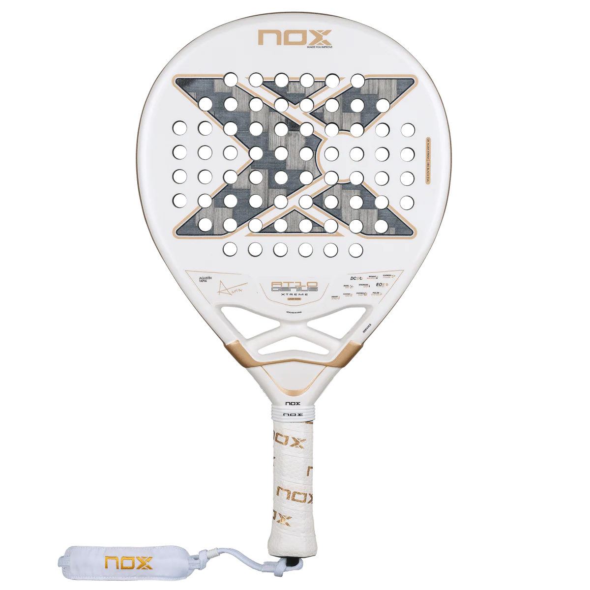 Pala Nox AT10 Luxury Genius 12K Alum XTREM 2026 by Agustín Tapia