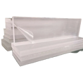 Load the image into the gallery view, Placas acrilicas transparentes apiladas para contruccion de cancha de padel
