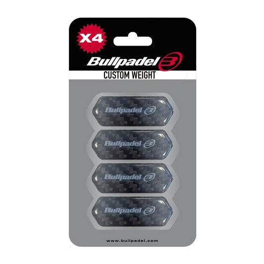 Bullpadel Custom Weight Protector Black Blister (4 UNITS)