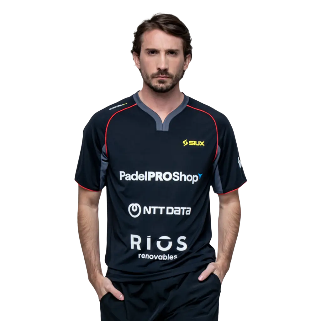 Camiseta Siux Electra X Stupa Negro 2026
