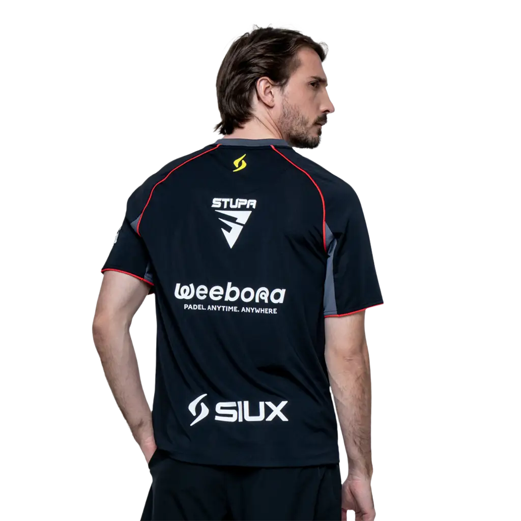Camiseta Siux Electra X Stupa Negro 2026