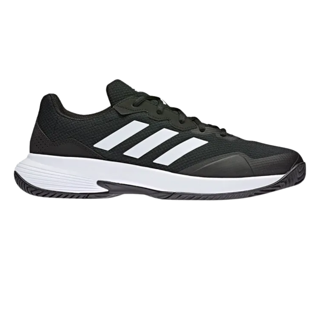 Tenis de pádel Adidas Gamecourt 2.0 Blanco y Negro, suela Adiwear de alta resistencia en México