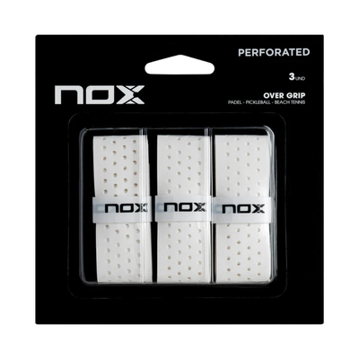 Overgrips Nox Pro Perforados Blanco 3 Pcs.