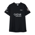 Cargar la imagen en la vista de la galería, Playera tecnica de juego Nox de Agustin Tapia coleccion 2026 en color negro con logotipos oficiales de patocinadores. 
