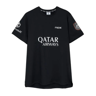 Camiseta Nox Sponsors AT10 Negro By Agustín Tapia 2026