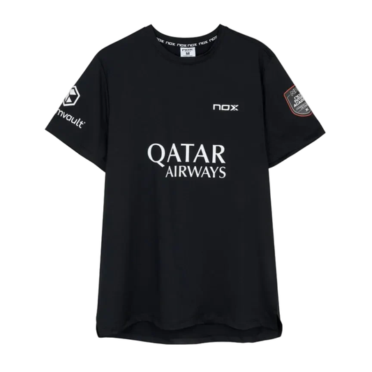 Camiseta Nox Sponsors AT10 Negro By Agustín Tapia 2026