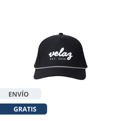Gorra Velaz Negra/Blanca