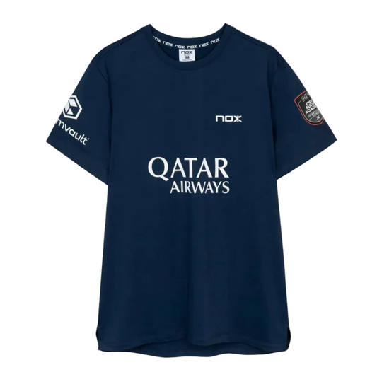 Nox Sponsors T-shirt AT10 Dark Blue By Agustín Tapia 2026