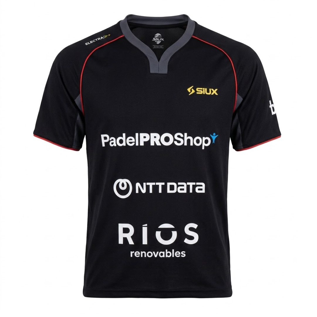 Camiseta Siux Electra X Stupa Negro 2026