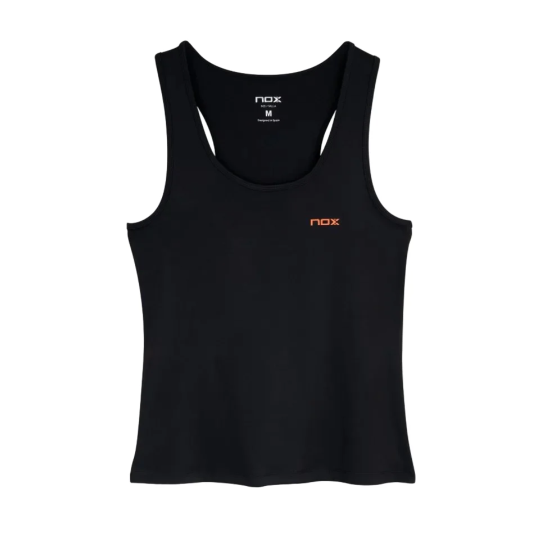 Camiseta Tirantes Nox Team  Negro Mujer 2026