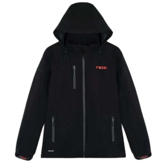 Chaqueta Softshell de pádel Nox Team Negro para hombre, comodidad y estilo en Padel Storage   México