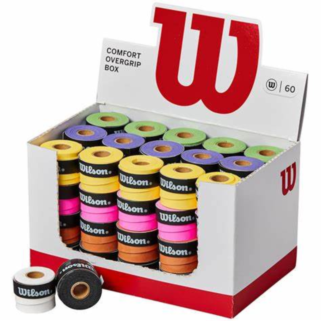 Wilson Comfort Overgrip Pack 60 Pcs Colores Surtidos