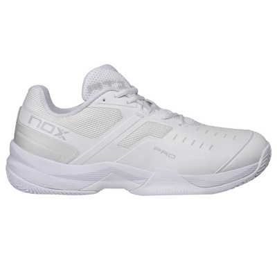 Tenis de pádel Nox AT10 Pro Blanco y Gris 2026, calzado técnico certificado en Padel Storage México