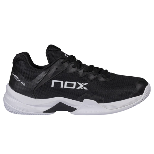 Tenis de pádel Nox ML10 Hexa Negro y Blanco 2026 de Miguel Lamperti en Padel Storage México