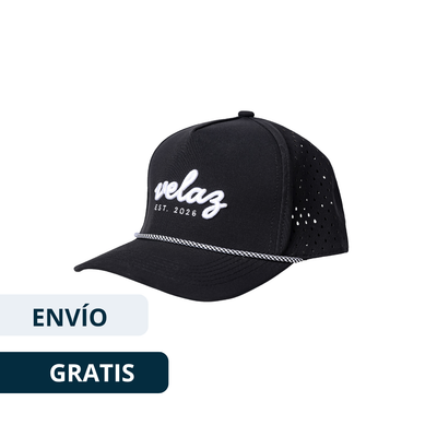 Gorra Velaz Negra/Blanca