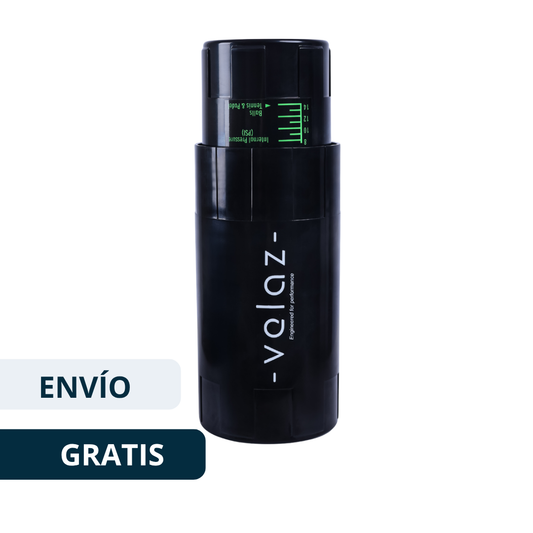 Presurizador de pelotas de pádel Velaz X3 negro para mantener la presión con envío gratis.