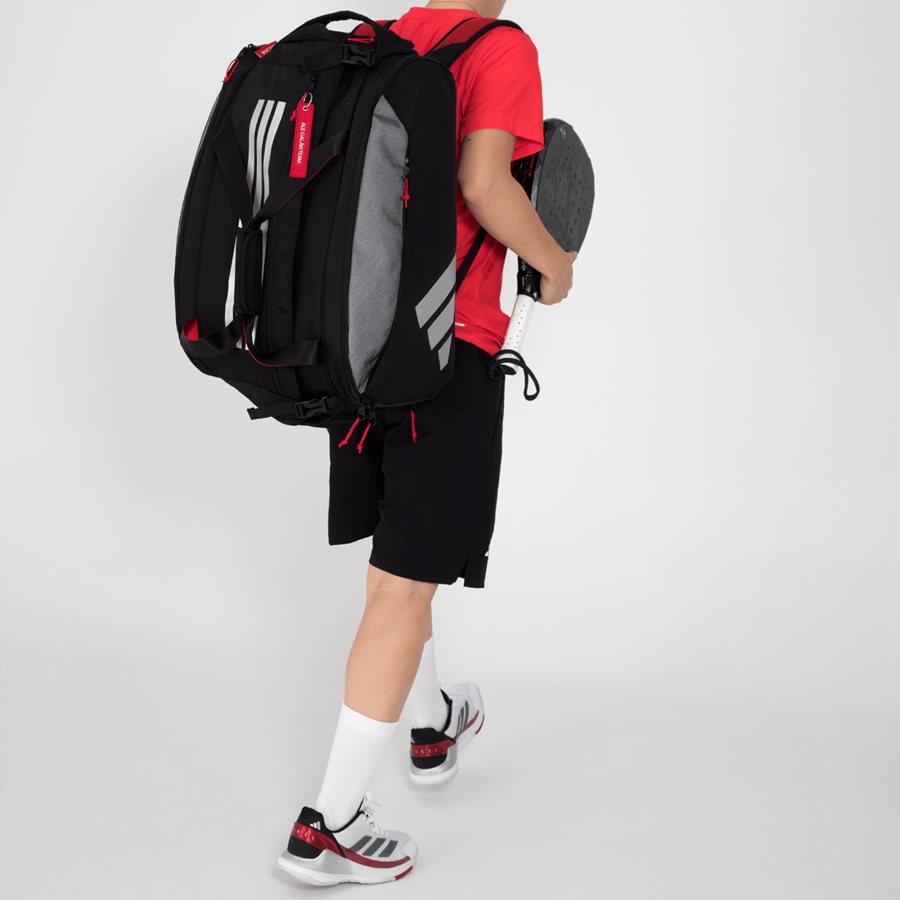 Paletero Adidas Multigame 3.4 Negro/Rojo Ale Galan