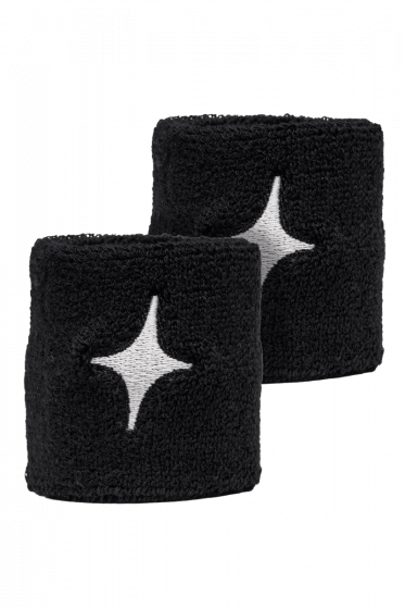 Muñequeras Starvie Negro/Plateado