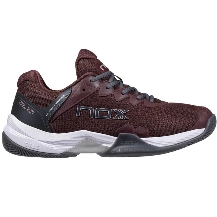 Nox ML10 HEXA Rum Raisin Charcoal Tennis Shoes